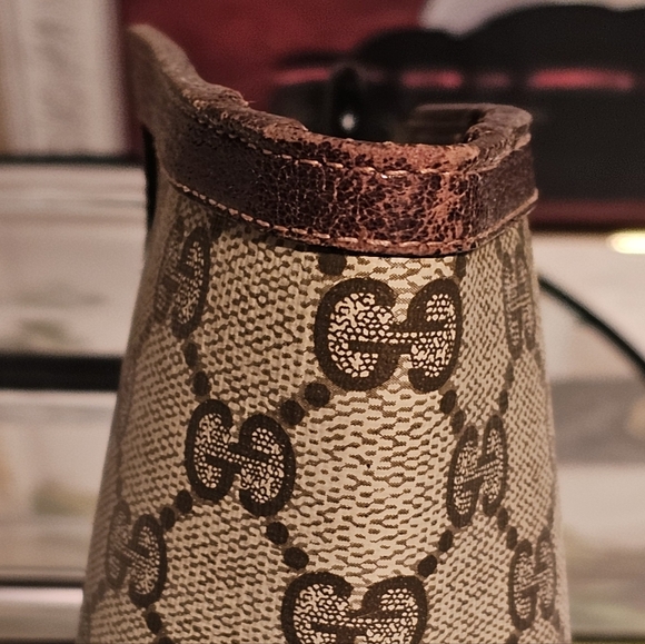 Vintage Gucci GG PVC Leather Bifold Long Wallet - COA - Picture 5 of 12